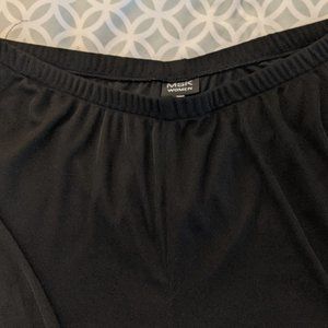 Black, sheer MSK Dress Pants with side tie